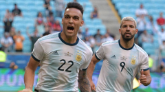 
                    美洲杯-阿圭罗劳塔罗破门 阿根廷